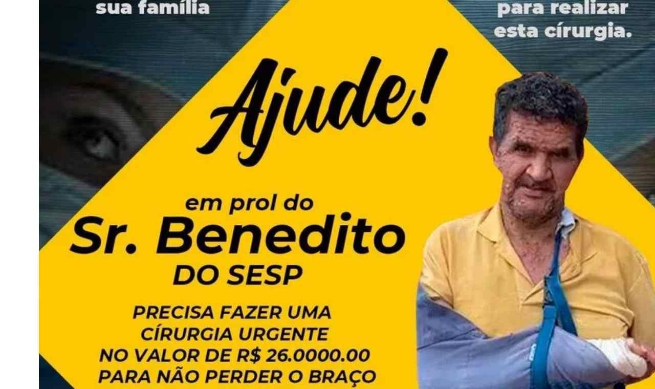 Ajuda para Sr.Benedito do Sesp