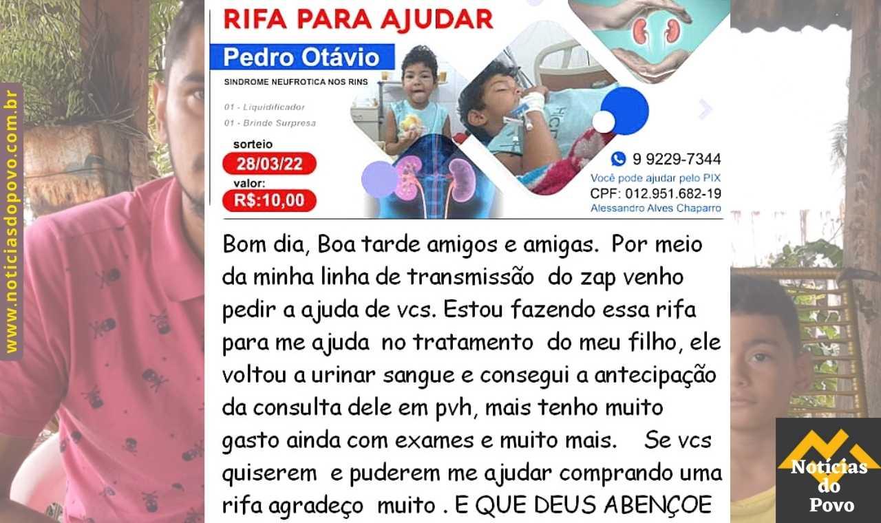 Ji-Paraná - Pai desesperado pede ajuda.