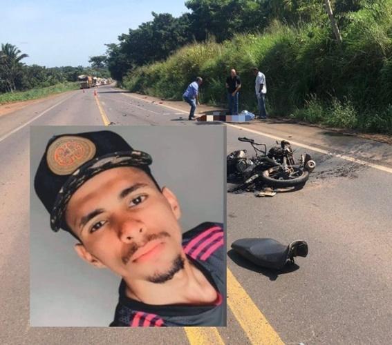 Jovem se despede em rede social e se joga na frente de uma carreta na BR-364, dando fim a sua vida