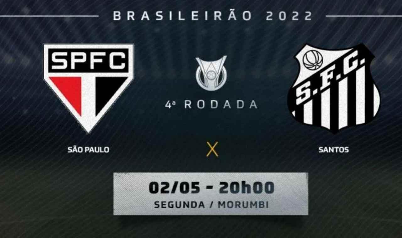 BRASILEIRÃO São Paulo x Santos: prováveis escalações, desfalques e onde assistir