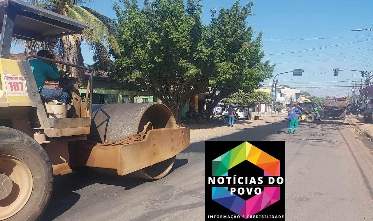 JI-PARANÁ:Prefeitura começou a tapar os buracos