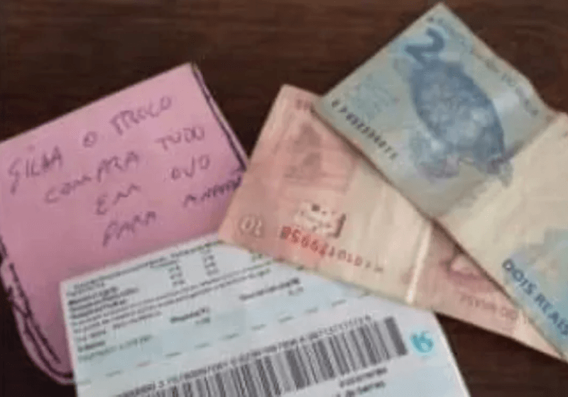 Mulher acha dinheiro e ao devolver descobre que família não tinha o que comer
