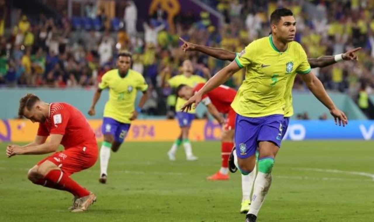 Casemiro salva no fim, Brasil supera Suíça e garante vaga nas oitavas