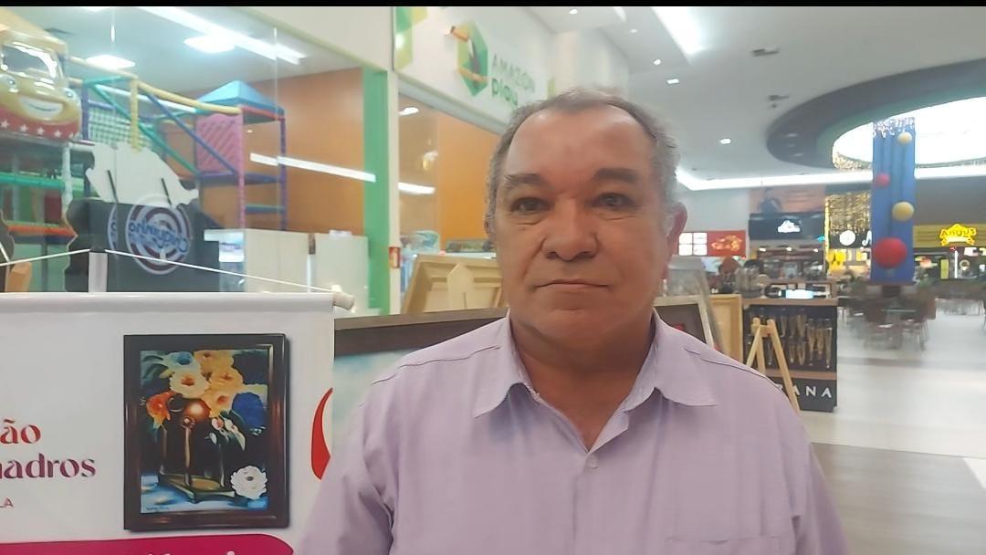 Ji-Paraná: Artista expõe seu trabalho. (FOTOS)