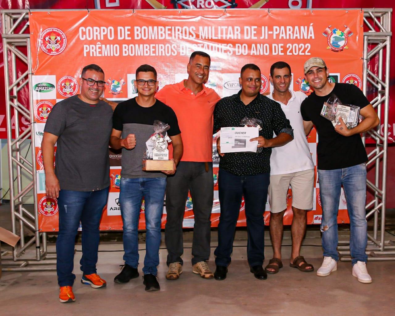 JI-PARANÁ: ENTREGA DE PRÊMIOS BOMBEIROS DESTAQUES DO ANO 2022