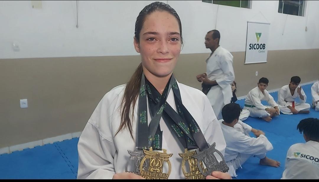 Ji-Paraná: KARATÊ! Aluna trás Ouro para o Estado de Rondônia.