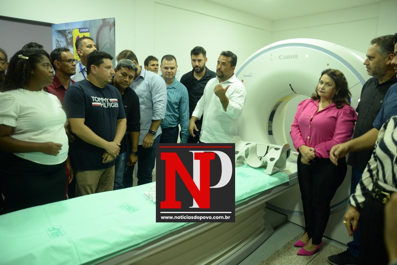 Manha de sexta-feira foi  entrega o Centro de Imagem e o Pronto-Socorro do HM