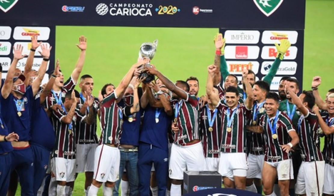 Fluminense goleia Flamengo e leva o bi do Campeonato Carioca