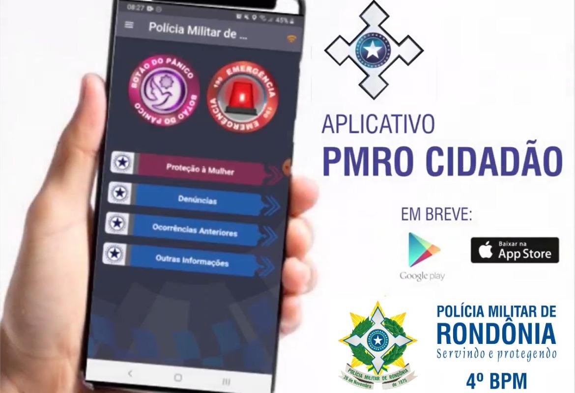 Novidade para Rondônia! PM  contara com aplicativo de segurança.