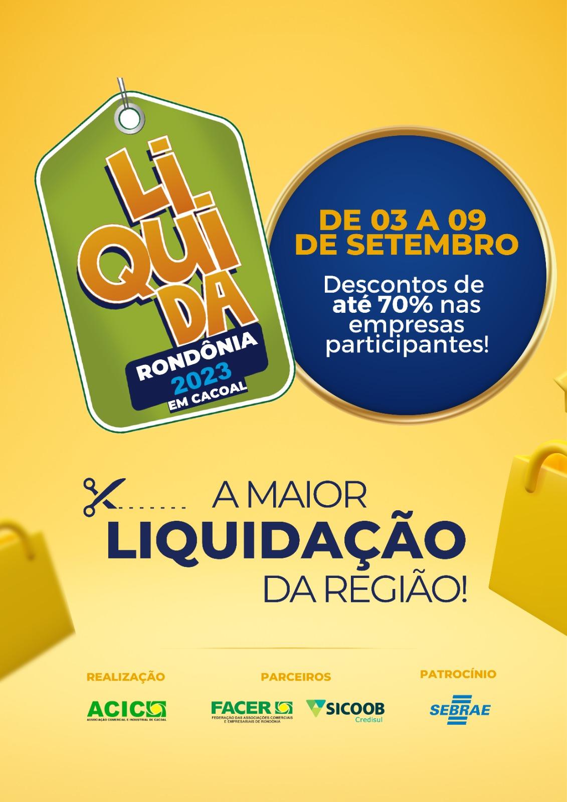 ACIC entrega kits do Liquida Rondônia às empresas participantes em Cacoal