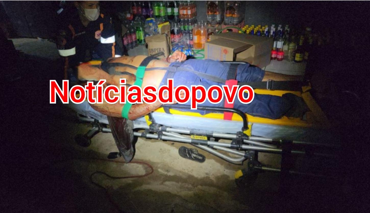 Homem é baleado 3 veszes