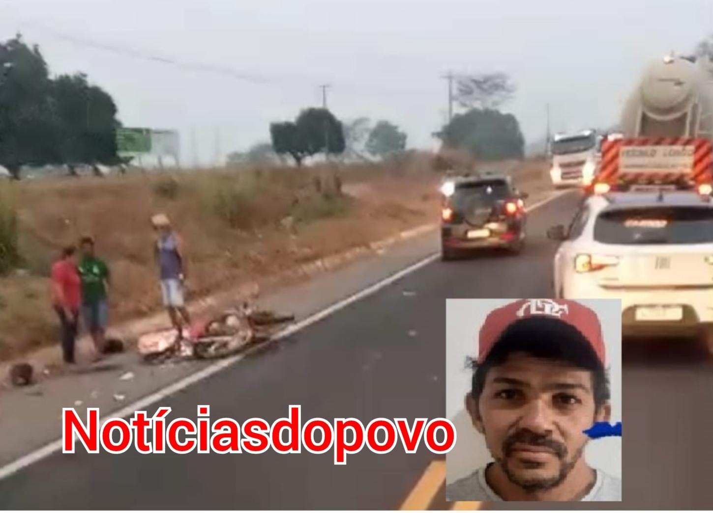 Homem perde a vida em acidente.