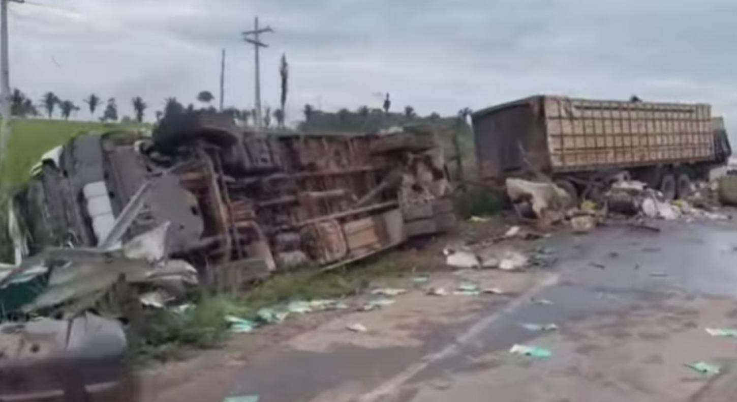 Acidente deixa uma vitima fatal .