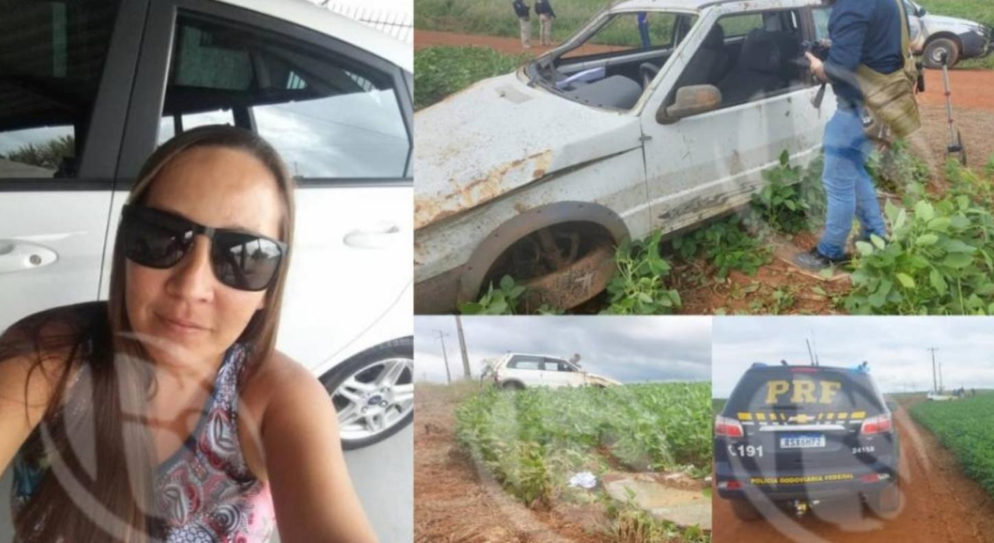 Carro capota na BR-364