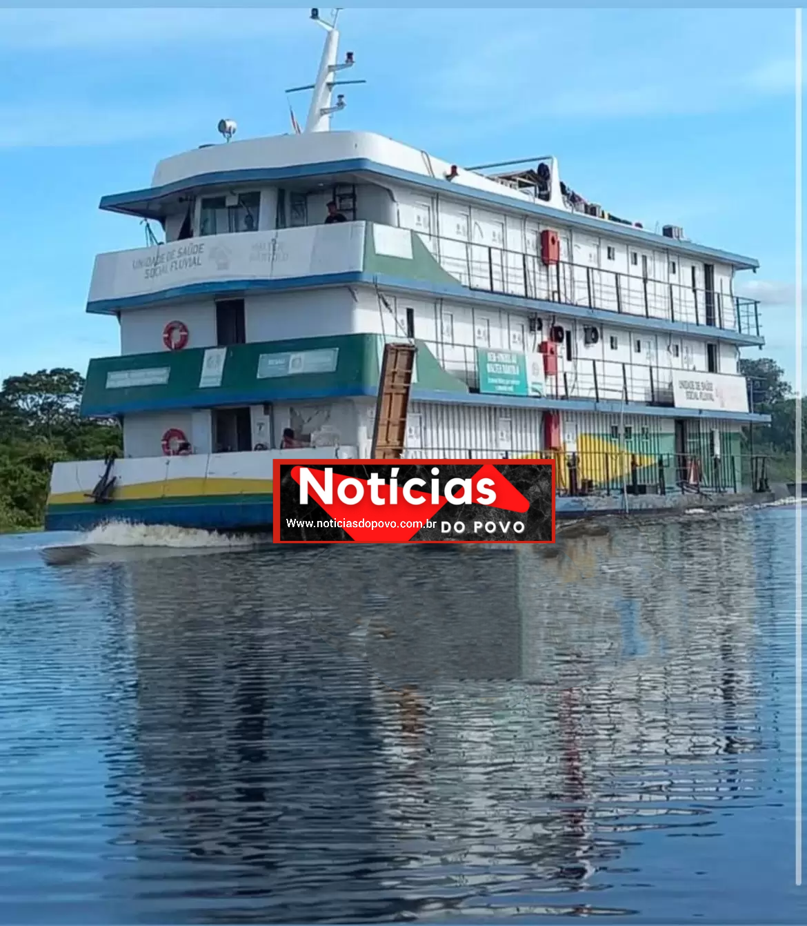 BARCO HOSPITAL afunda em RO.