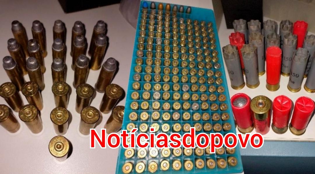P M APREENDE QUASE 400 MUNIÇÕES.