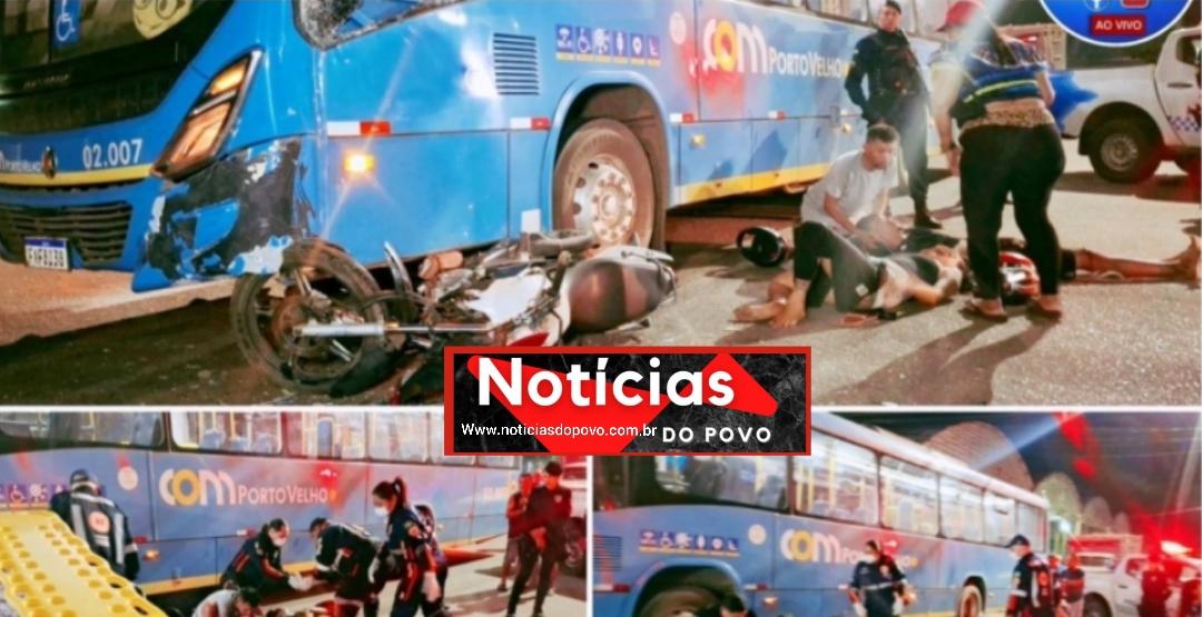 Casal fica gravemente ferido após colisão.