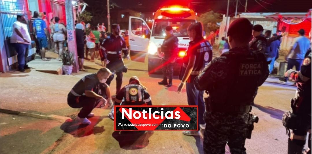 Homem é morto a tiros.