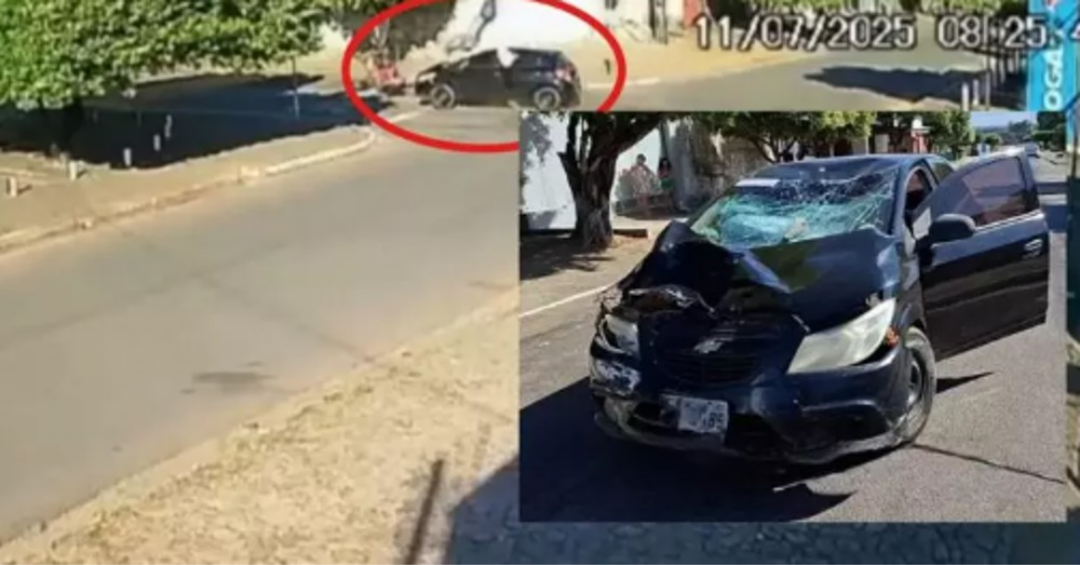 Motorista bêbado provoca grave acidente.