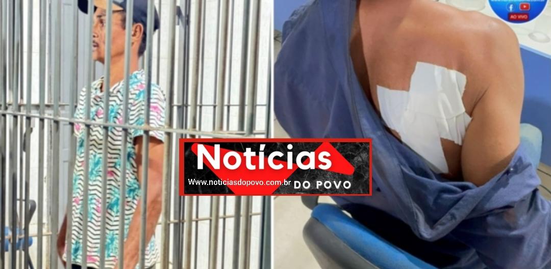 Negou pagar a  cerveja , e ainda foi atingido com faca.