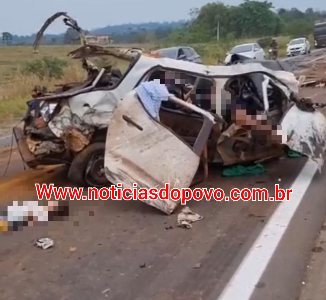 Acidente grave deixa 4 vítimas.