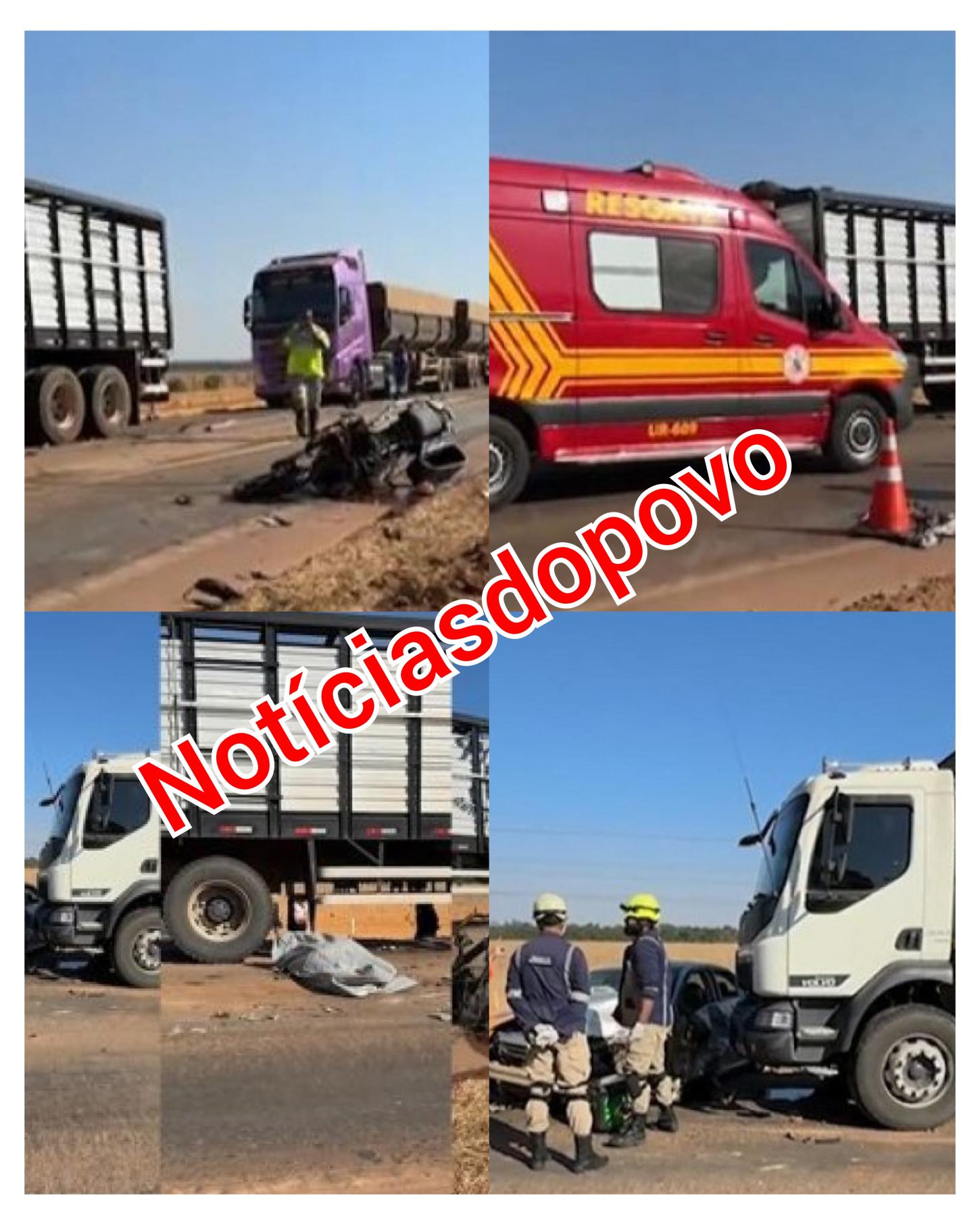 Colisão deixa duas vítimas fatais.