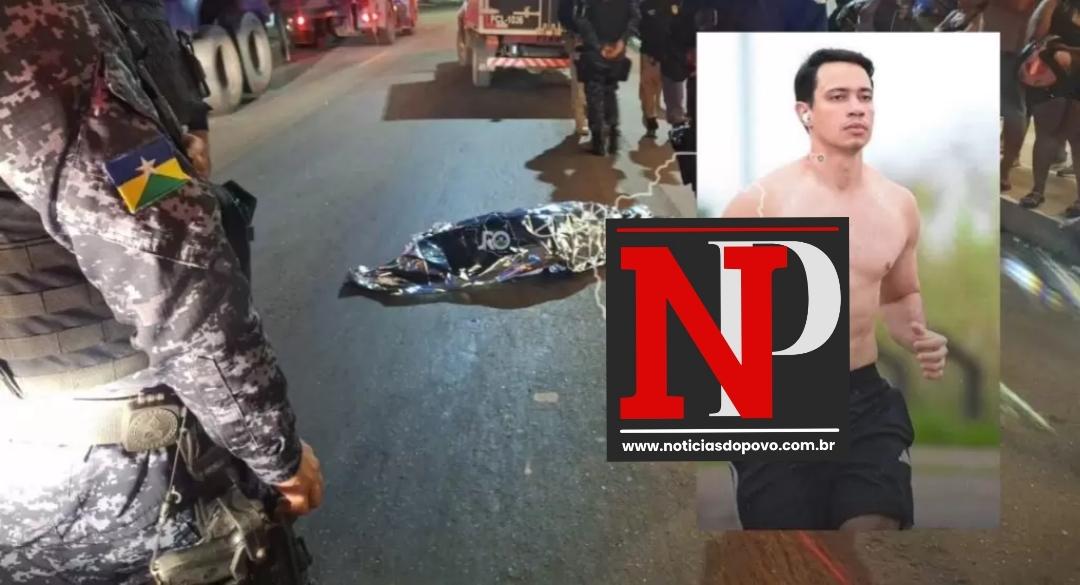 Homem morre atropelado por carreta.