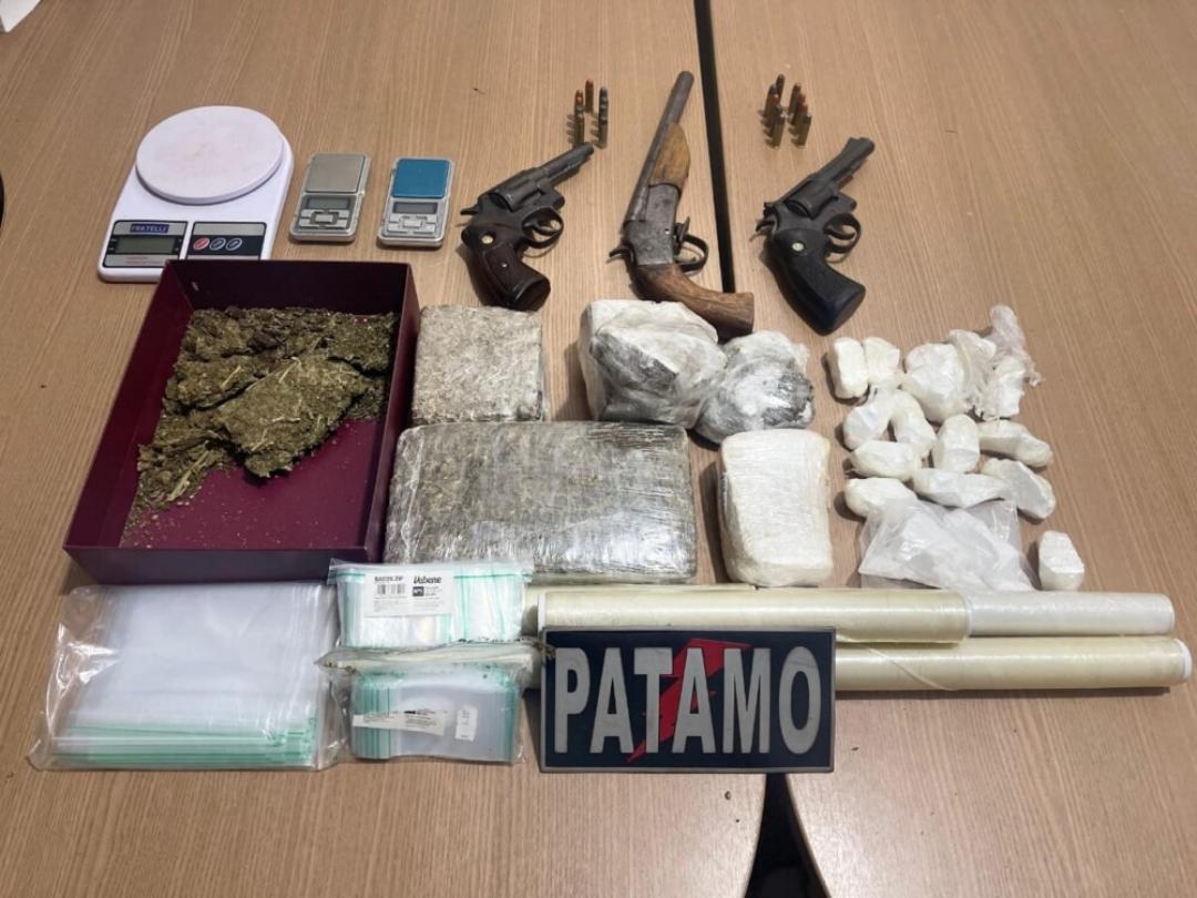 PATAMO  apreende  Armas e Munições foram apreendidas