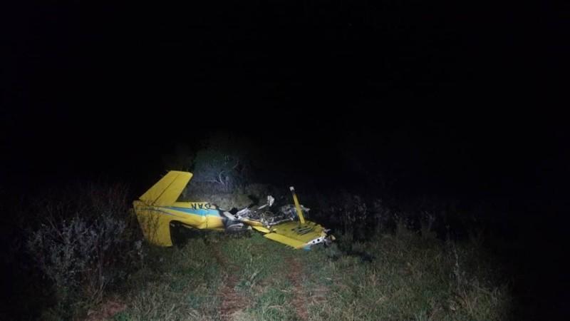 Avião de pequeno porte cai no Pantanal de MS