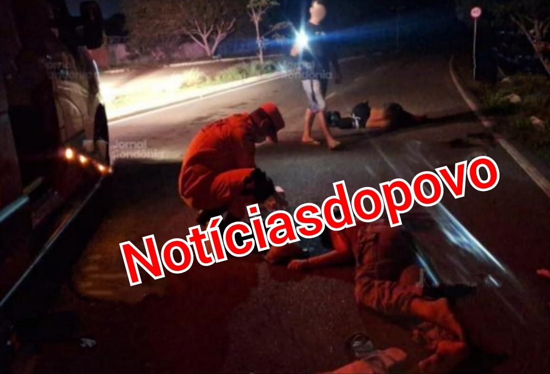 Casal fica ferido gravemente após acidente.