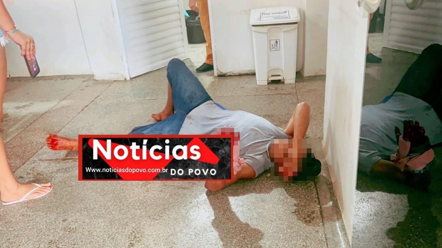 Homem é baleado.