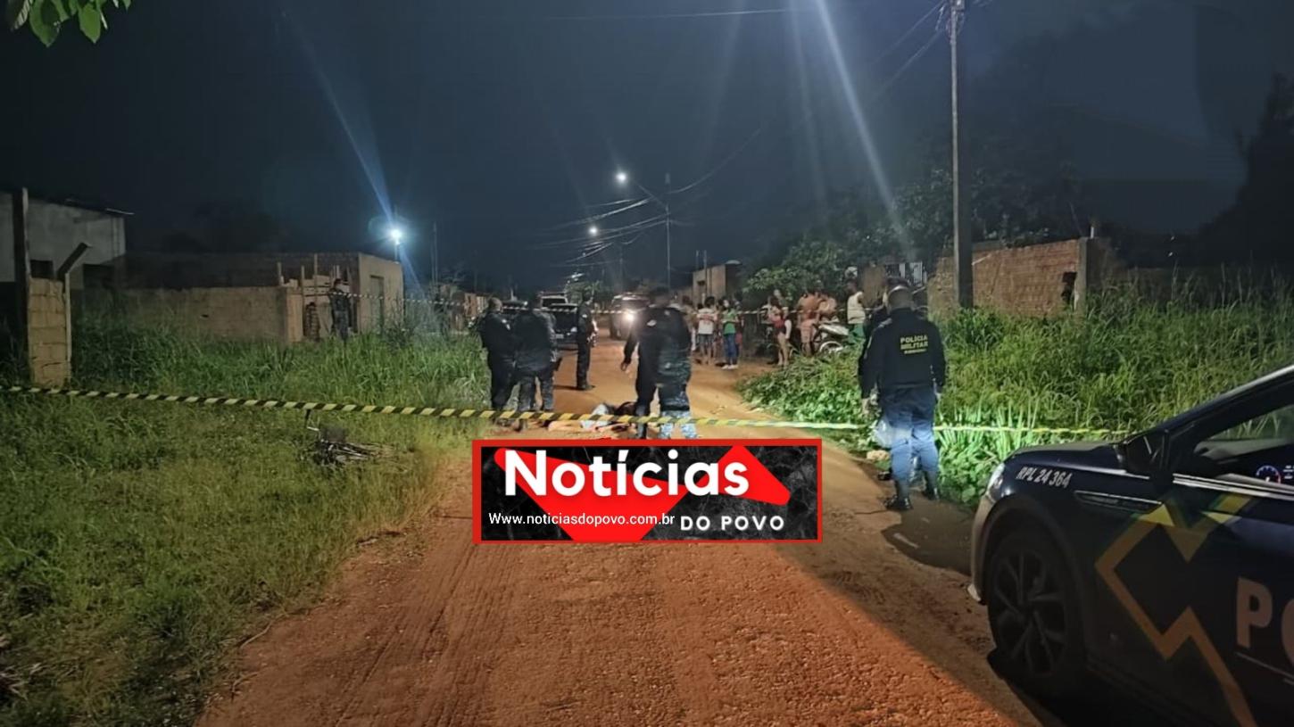 Jovem é executado a tiros .