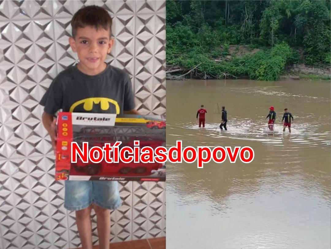 Garotinho desaparece Rio Ubirajara.