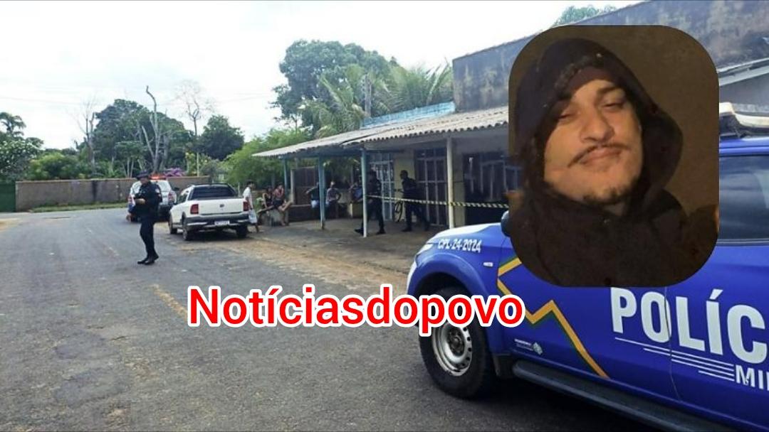 Homem é atingido por varios tiros.