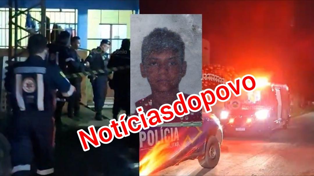 Jovem é morto a tiros.