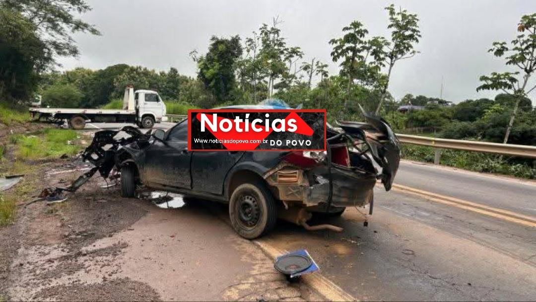 Gravíssimo acidente na BR-364.