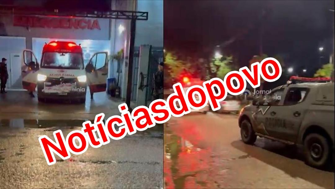 Homem é  atingido com oito tiros durante briga em bar.