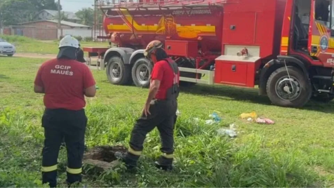 Criança morre ao cair em fossa.