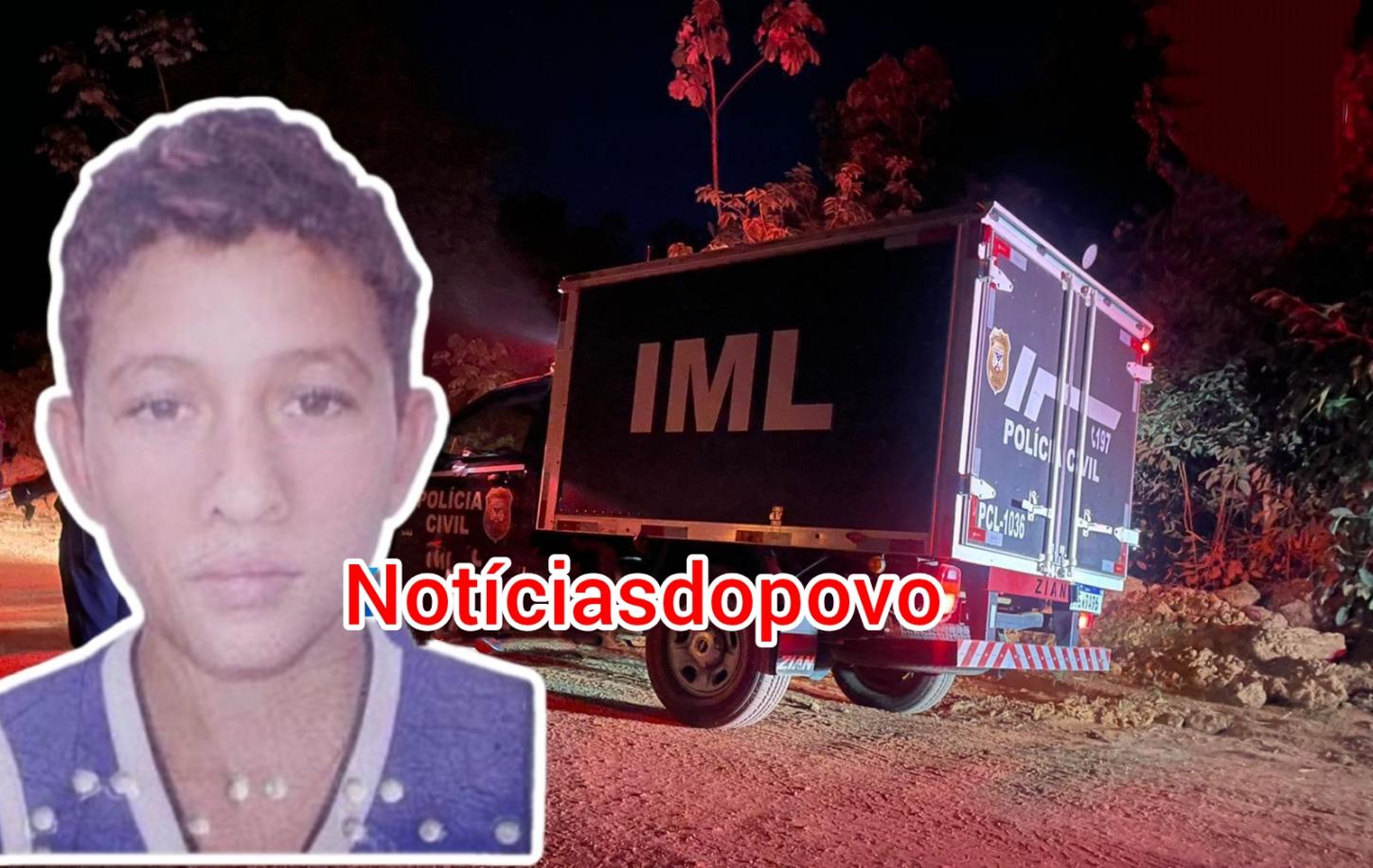 jovem é executado a tiros.