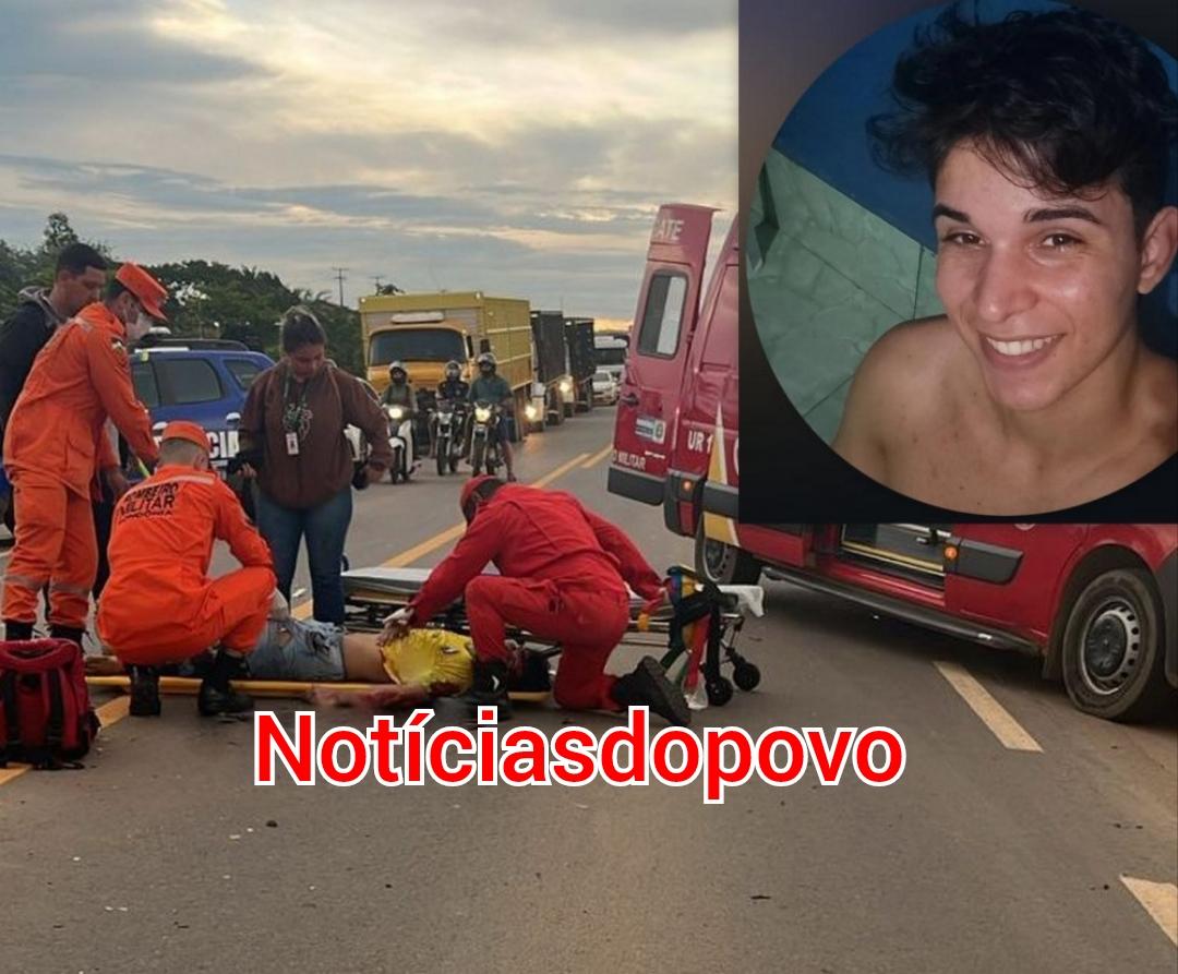 Jovem não resiste ferimentos e morre após colisão.