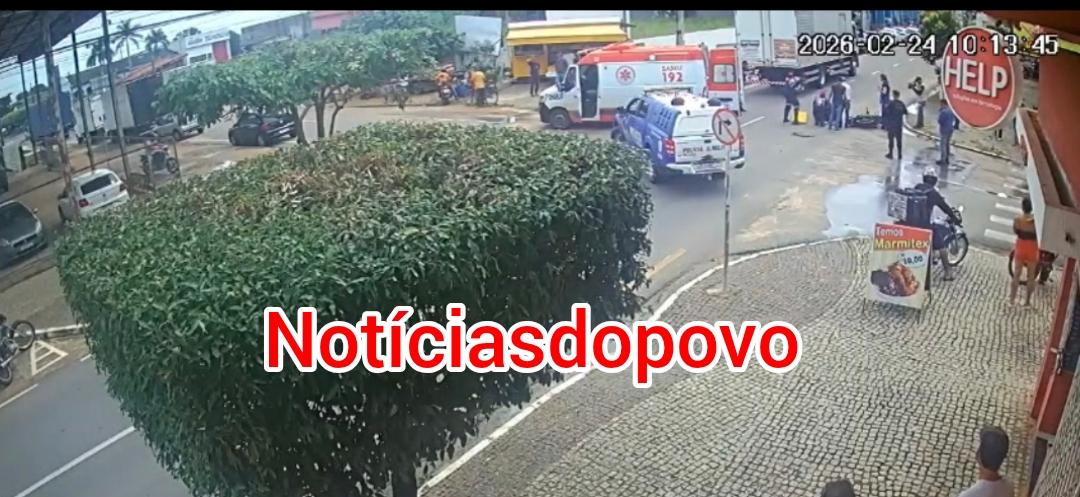 Condutor quase perde a vida em acidente.