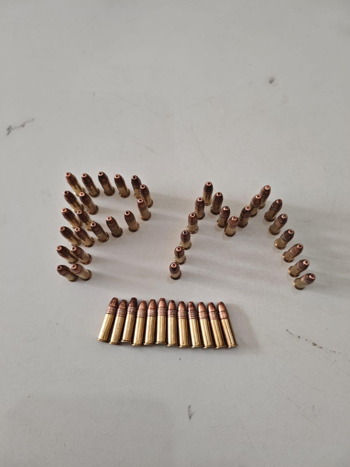 APREENSÃO DE 50 MUNIÇÕES.