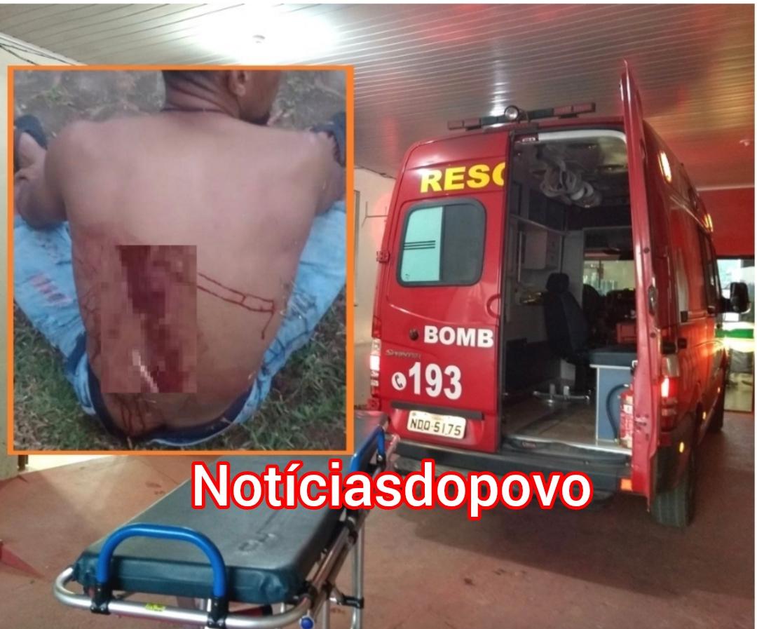 Homem é esfaqueado.