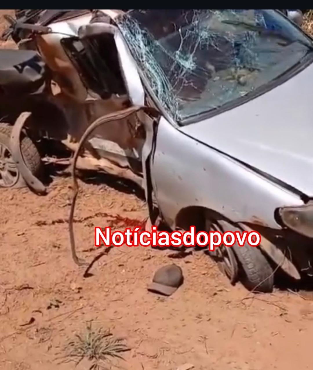 Acidente grave deixa duas vítimas. 