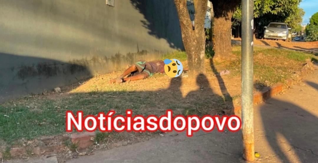 Homem é encontrado morto em via pública.