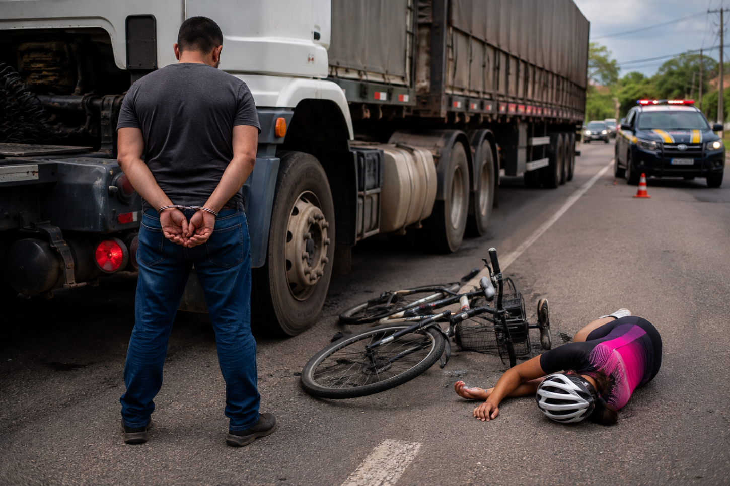 ATROPELAMENTO DE CICLISTAS NA BR-319
