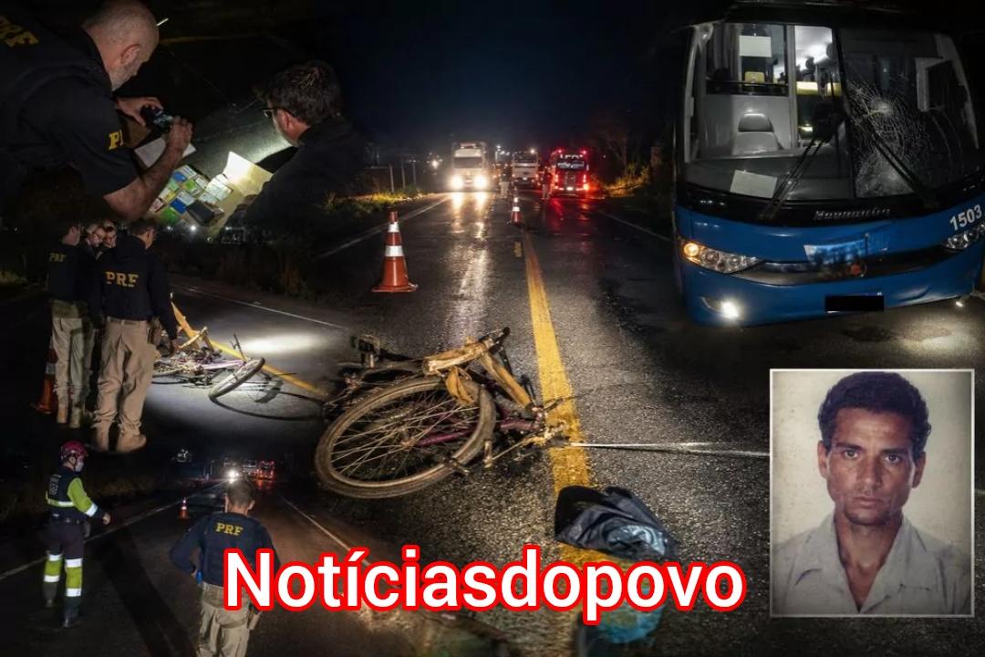Homem morre após ser atropelado.