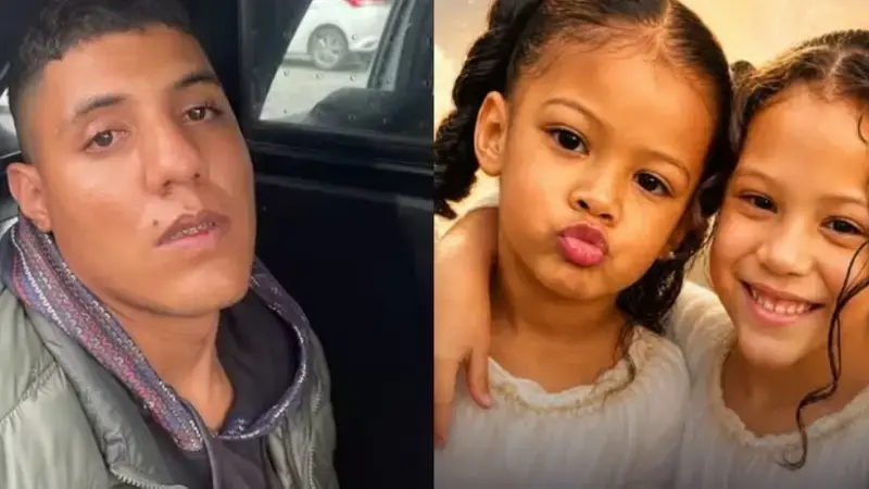 Pai mata filhos no dia dos Pai.