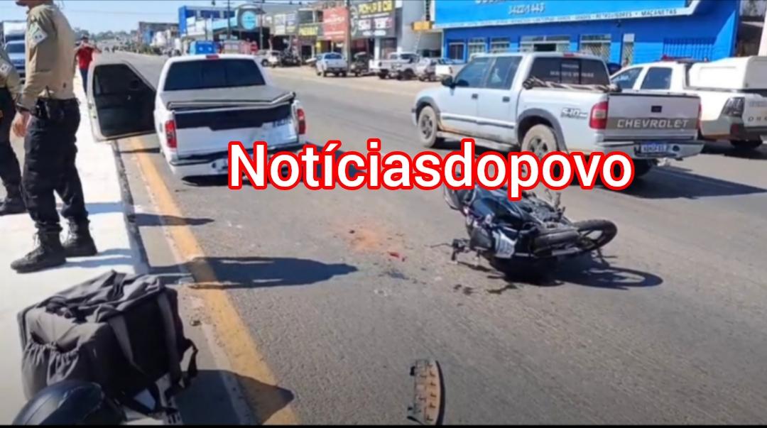  Vídeo:Grave acidente após roda de caminhonete se soltar.