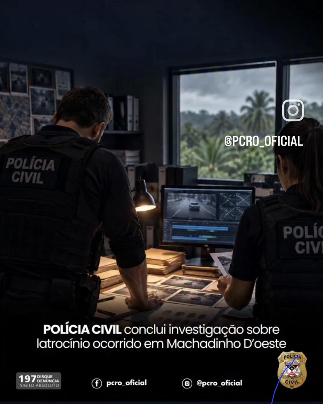 LATROCÍNIO OCORRIDO EM MACHADINHO D’OESTE